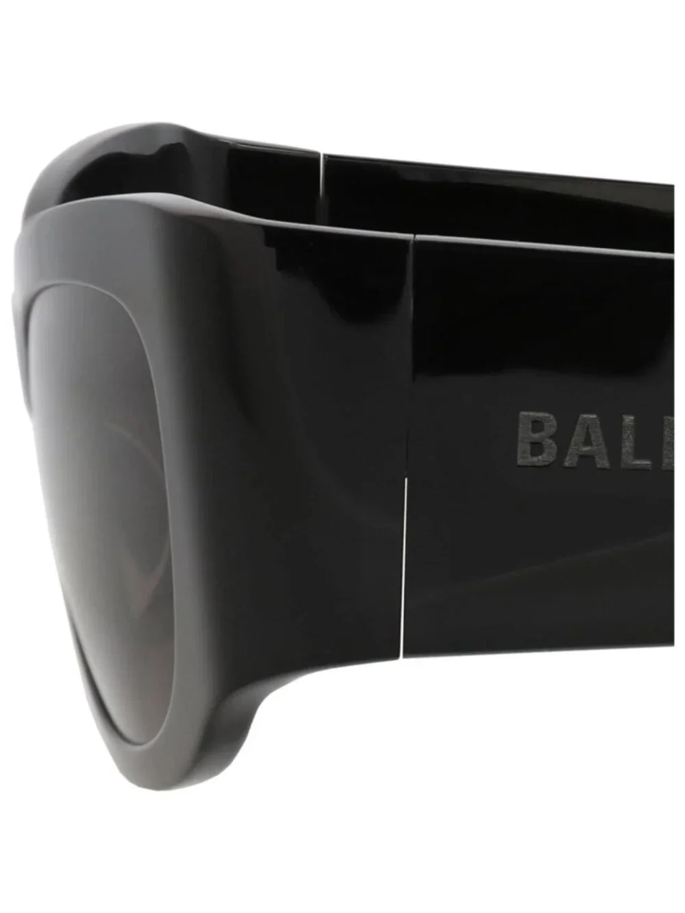 New Balenciaga Women's Sunglasses Cat Eye Recycled Acetate Frame Black Black